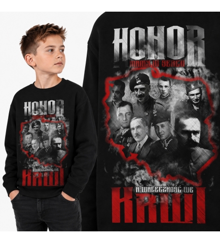 Bluza dziecięca Patriotyczna HONOR WE KRWI